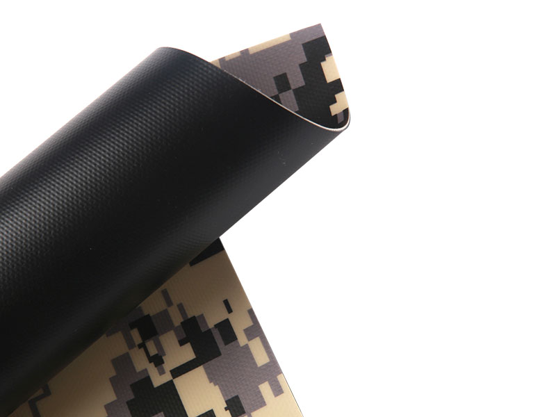 0,9 mm 1100GSM 1000D28X26 naamiointi puhallettava PVC ilmatiivis kangas