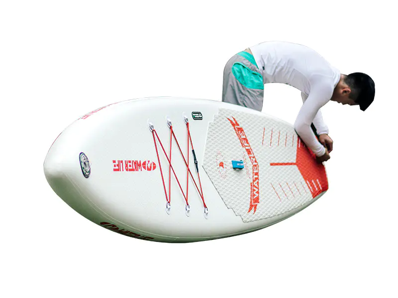 2200GSM SUP PVC kudottu Drop Stitch -kangas